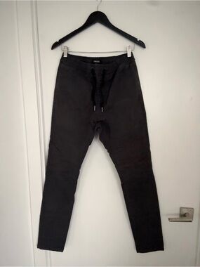 Men’s Zanerobe Dark Gray Pants with Drawstring